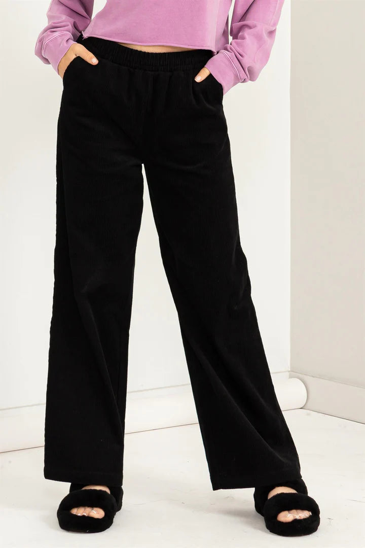 Black Cord Pants – T. Boutique