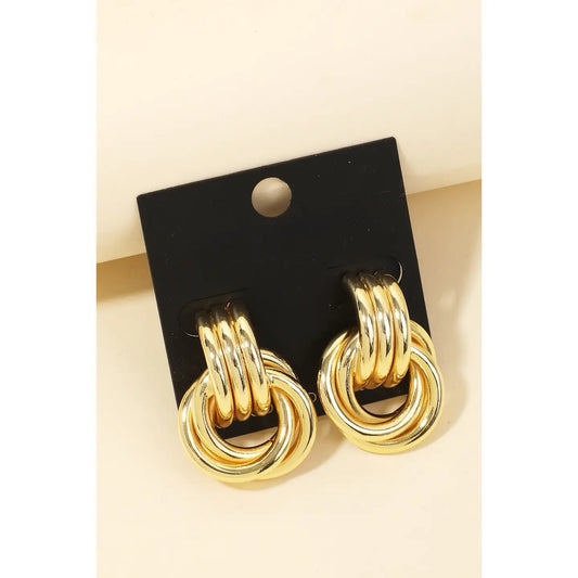 Interlink Drop Earrings