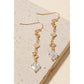 Faceted Drop Earrings