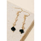 Faceted Drop Earrings