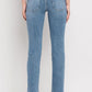 Mid Rise Slim Straight Jeans