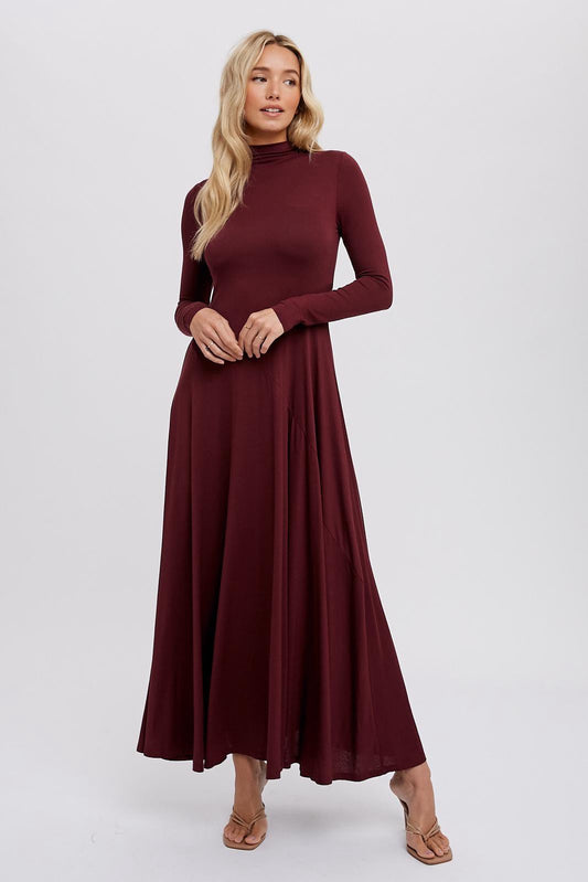 Burgundy Love Maxi Dress