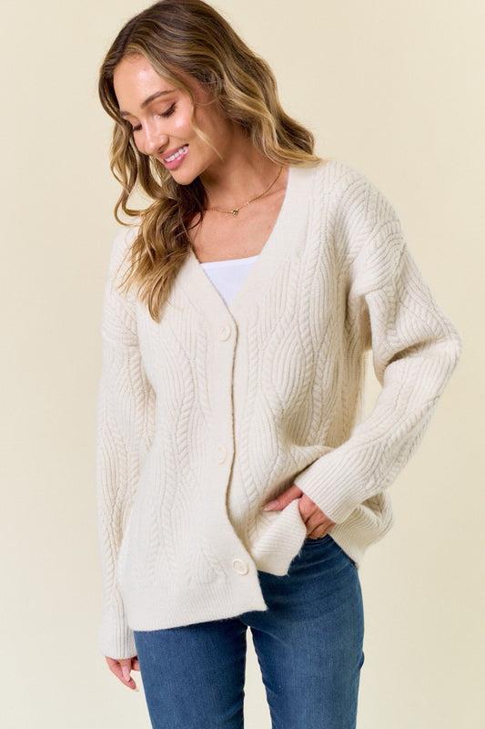 Cable Knit Cardigan