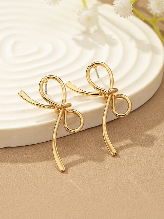 Sidelong Bow Earrings