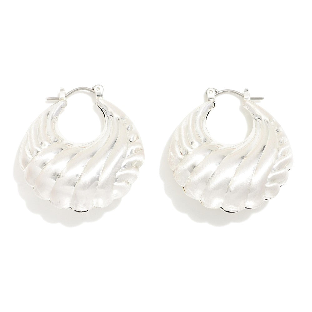 Shell Hoop Earrings