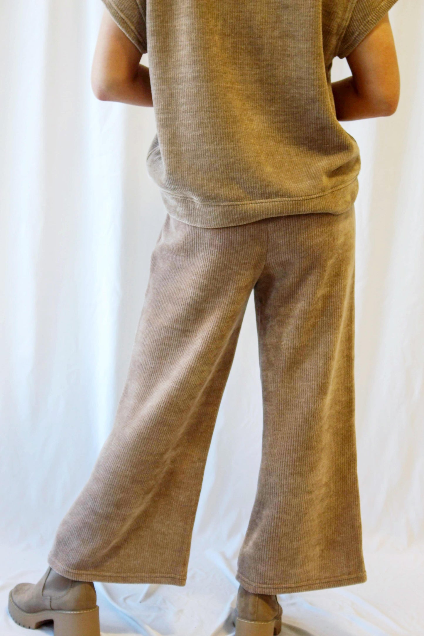 Taupe Chenille Pants