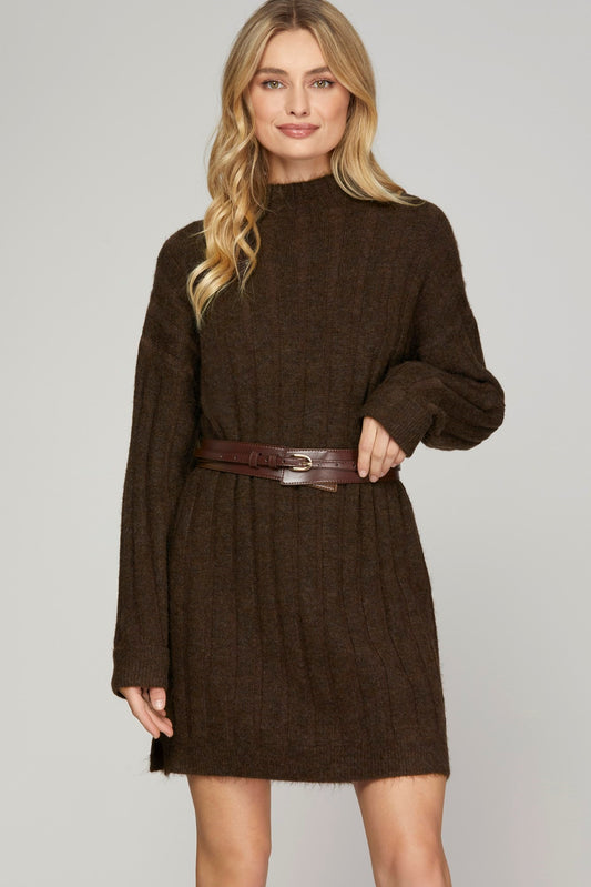 Espresso Sweater Dress