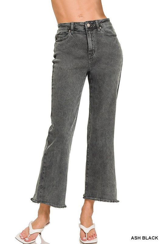 Frayed Hem Jeans